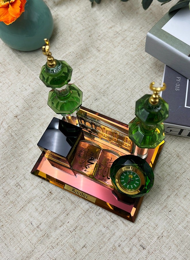 MHONGWEI Islamic Element Handicrafts, Home Decoration Gifts, Simplified Architectural Souvenirs, High-end Office Desktop Ornaments - Image 4