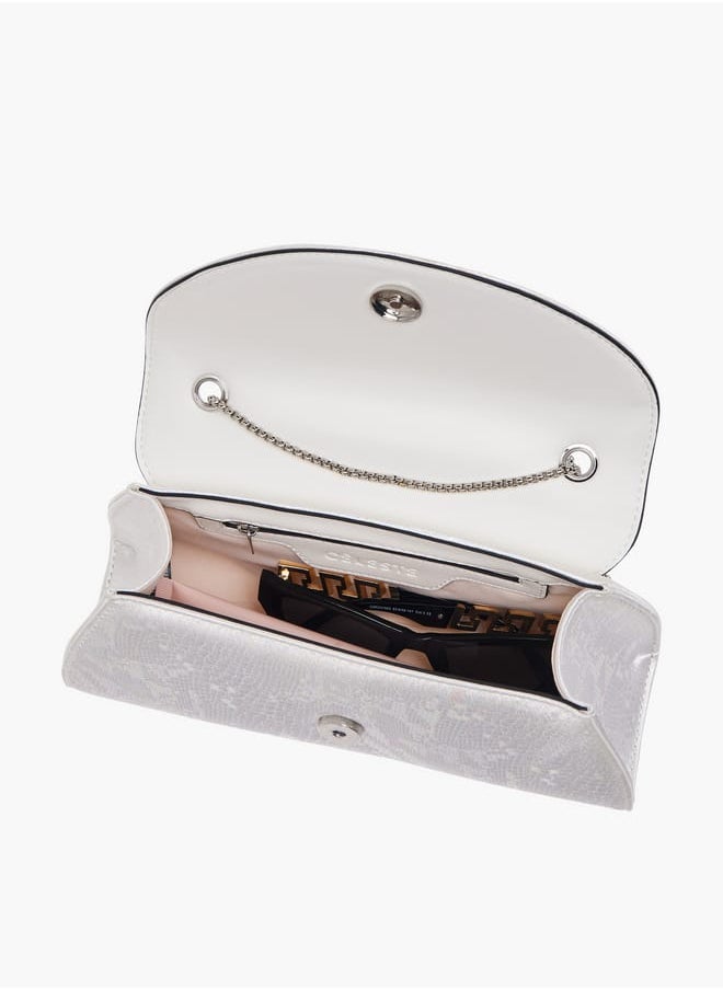 Celeste - Women's Embellished Clutch with Flap Closure and Detachable Strap Ramadan Collection - Image 1