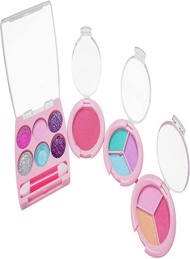 Washable Non-Toxic Makeup Set for Girls, Cute Princess Cosmetic Bag, Realistic Makeup Set for Kids, Makeup Toys, 20 Pieces  - Image 3