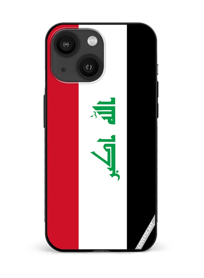 COVERSCART Protective Case Cover For Apple iPhone 14 Iraq Flag Design Multicolour