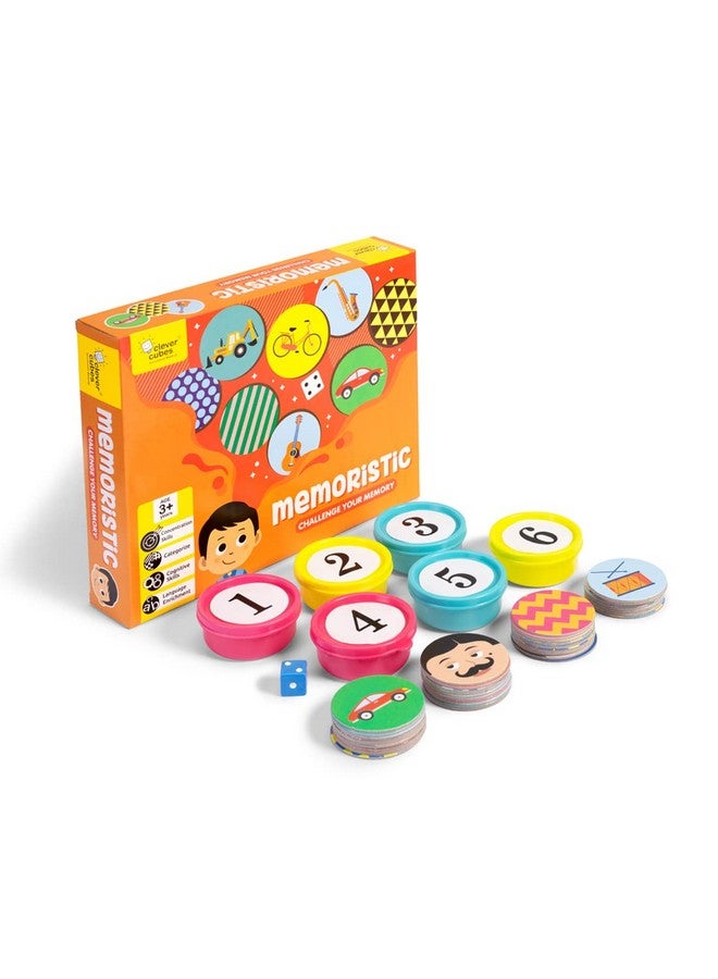 Clever Cubes for kids MEMORISTIC, Educational Games, Activity Games, Play & Learn Games,pack of 1