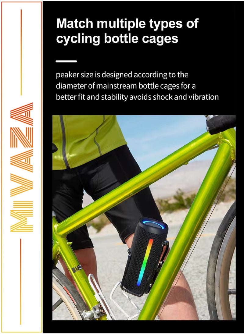 Mi VAZA - Wireless Bluetooth Speaker - Portable Mini Speaker With Battery and Bluetooth - 2x8 W Subwoofer with RGB Ambient Light - TWS Stereo Sound - IPX5 Waterproof - Support TF Card - Image 1