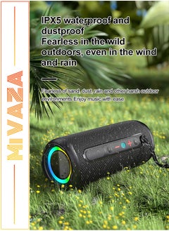 Wireless Bluetooth Speaker - Portable Mini Speaker With Battery and Bluetooth - 2x8 W Subwoofer with RGB Ambient Light - TWS Stereo Sound - IPX5 Waterproof - Support TF Card - pzsku/Z95E33CCD0B8F77936E48Z/45/_/1725129705/7dac943f-5255-40c6-95cc-425d8879dfcf