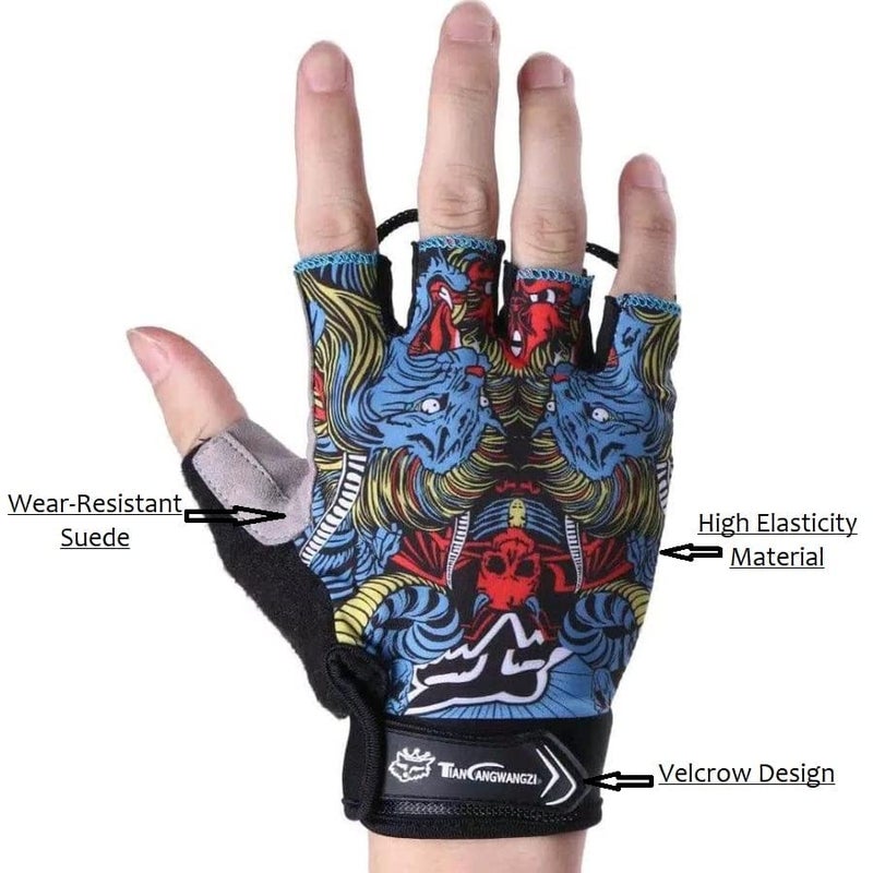 JERN Breathable Anti-Slip Cycling Gel Padding Bike Gloves - Image 2