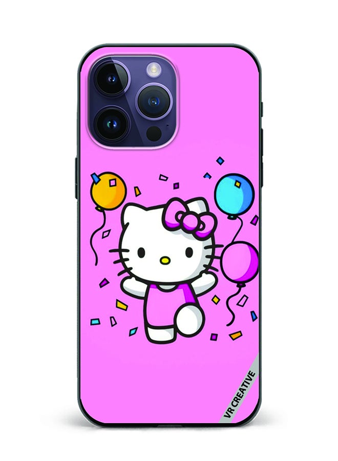 VR CREATIVE Protective Case Cover For Apple iPhone 16 Pro Max Hello Kitty Design Multicolour