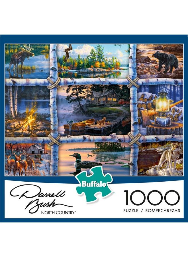 Buffalo Games Darrell Bush North Country 1000 Piece Jigsaw Puzzle Blue - Image 3