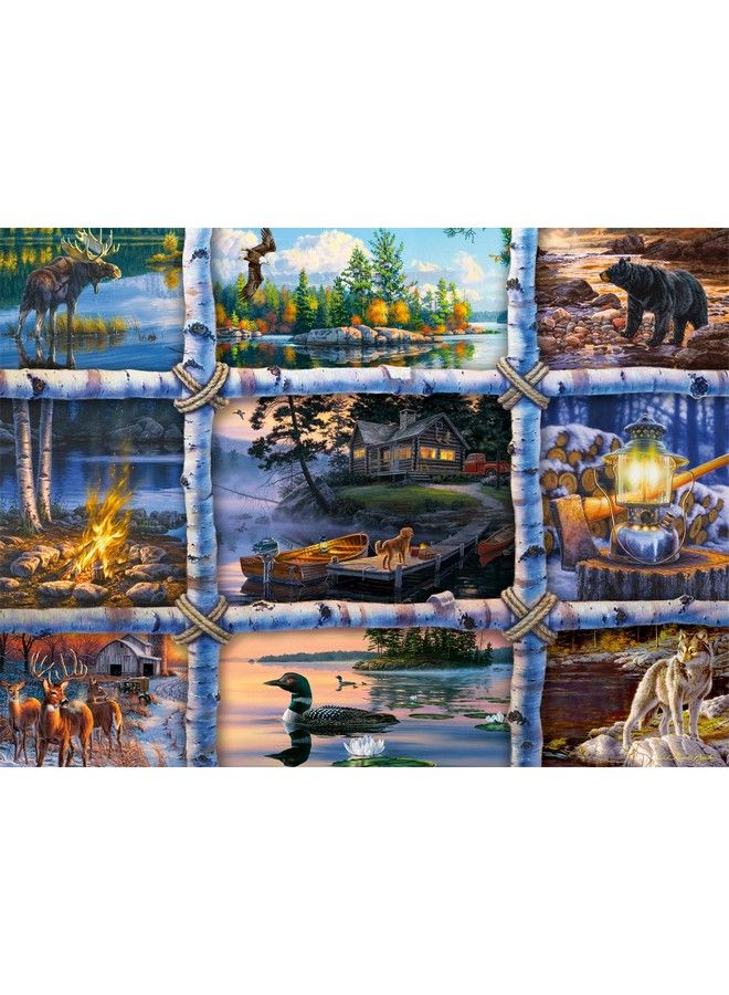 Buffalo Games Darrell Bush North Country 1000 Piece Jigsaw Puzzle Blue - Image 1