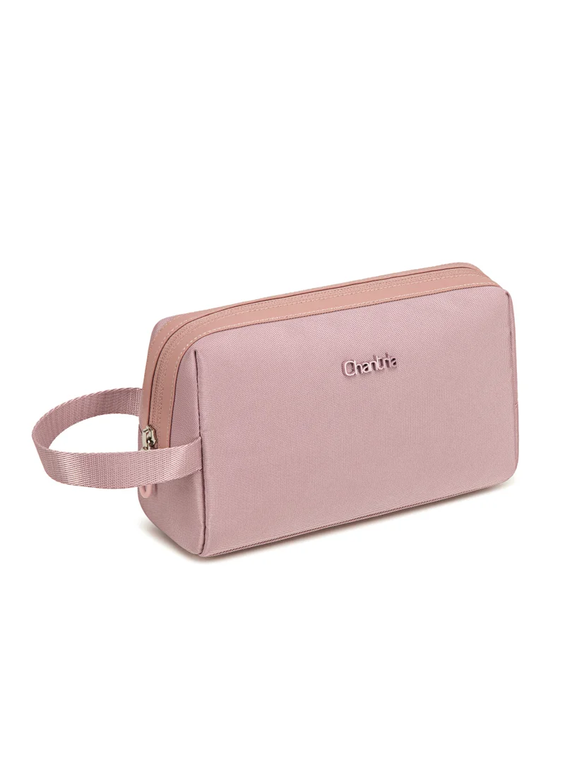 شانتريا حقيبة يد نسائية خفيفة الوزن مقاومة للماء متعددة الاستخدامات مع جيوب متعددة، وردي فاتح