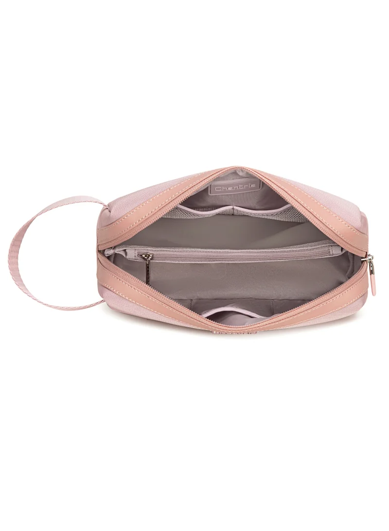 Chantria Light Pink Premium Lightweight Carry All Bag for Women Water Resistant Multifunctional Clutch Bag with Multiple Pockets, CB00637- Light Pink  | Best Price UAE