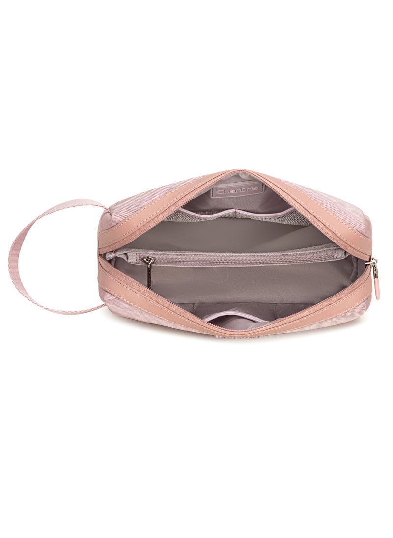 Chantria Premium Lightweight Carry All Bag for Women Water Resistant Multifunctional Clutch Bag with Multiple Pockets, CB00637- Light Pink  - Image 3