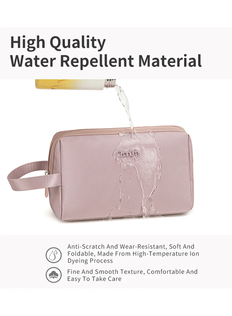 Chantria Light Pink Premium Lightweight Carry All Bag for Women Water Resistant Multifunctional Clutch Bag with Multiple Pockets, CB00637- Light Pink  | Best Price UAE
