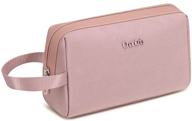 Chantria Premium Lightweight Carry All Bag for Women Water Resistant Multifunctional Clutch Bag with Multiple Pockets, CB00637, Light Pink