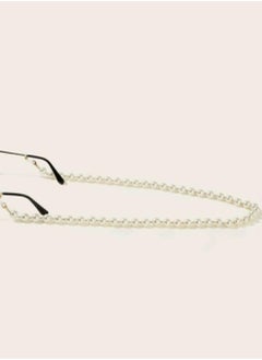 RA accessories Women Eyeglasses Chain With Off White Pearls  - Image 2