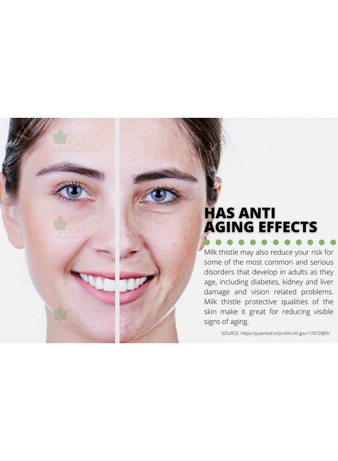 BLISS OF EARTH بليس أوف إيرث 500 جرام بذور الشوك الحليب غذاء عضوي خارق لتنظيف الكبد، تعزيز المناعة والتحكم في سكر الدم. - Image 5