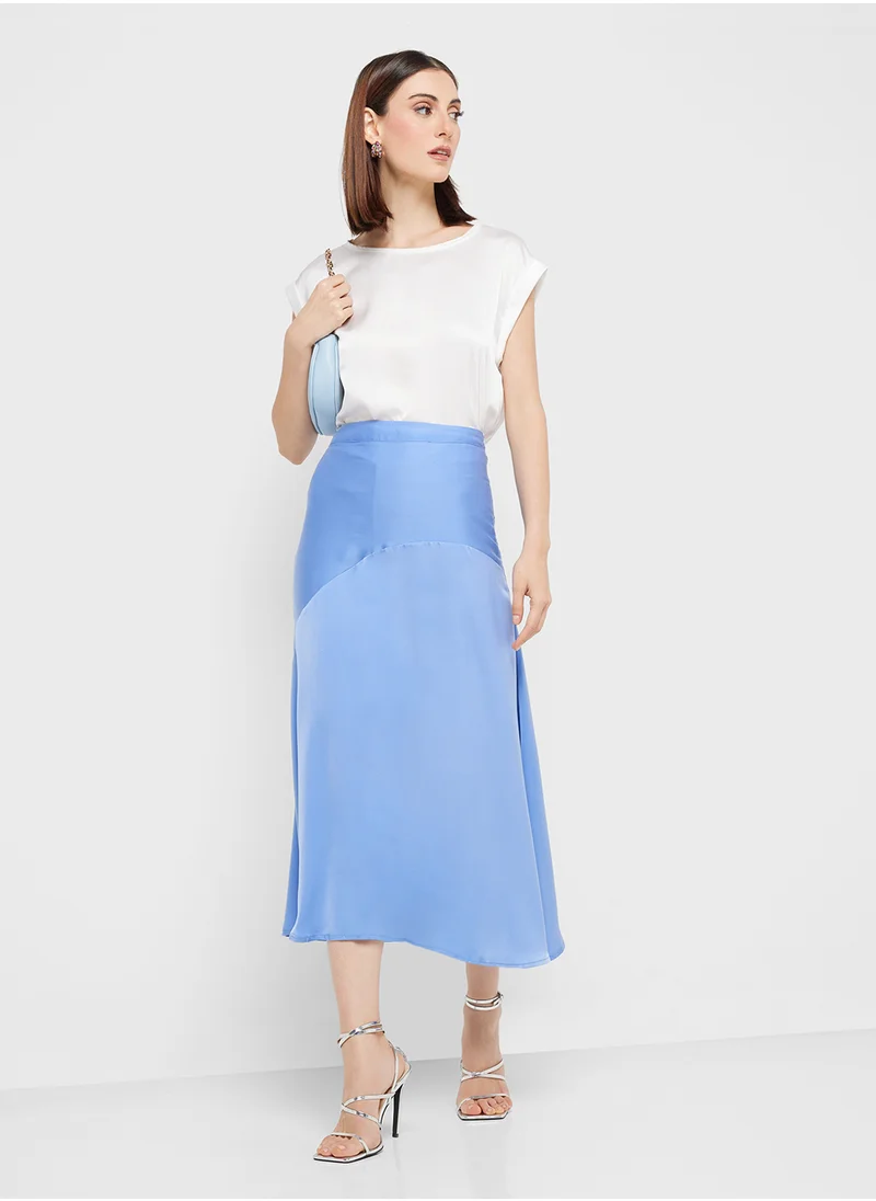 ايلا Aysmmertical Cut Skirt