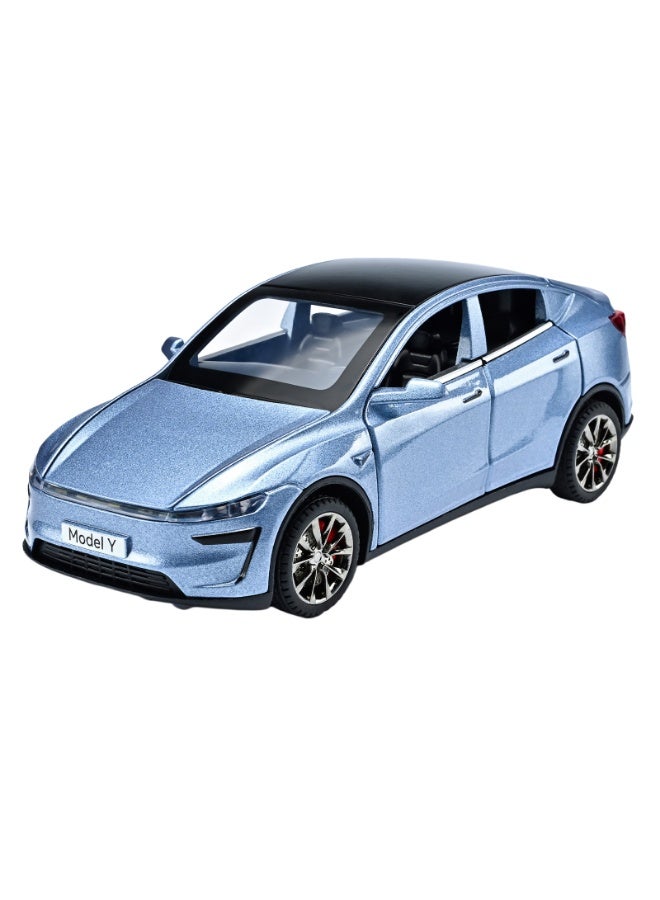 Tesla High-Detail Alloy Car Model with Realistic Lighting & Sound Effects, 1:32 Scale Die-Cast Vehicle, Collectible Display Model for Adults & Kids - Image 1