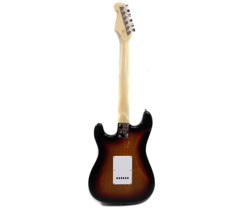 SX Guitar SE1-SK-3TS Stratocaster Electric Package Guitar - Sunburst - Image 4