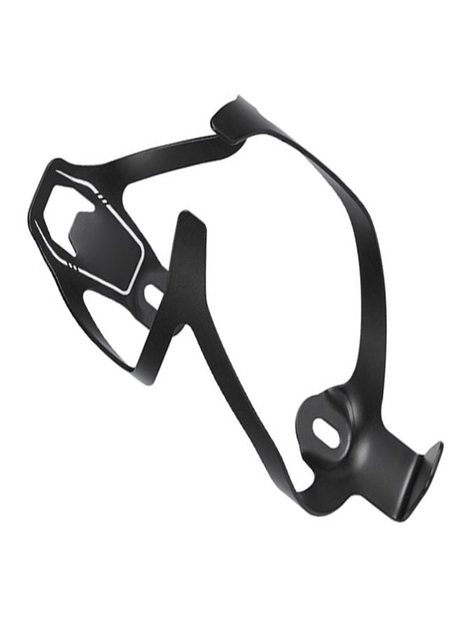 إنلي حامل زجاجة ماء للدراجة مصنوع من الألومنيوم خفيف الوزن (22 غرام) عالي الارتداد، مناسب للدراجات الجبلية والطرقية والقابلة للطي، بفتحة دائرية وقاعدة تثبيت مدمجة، لون أسود - Image 5