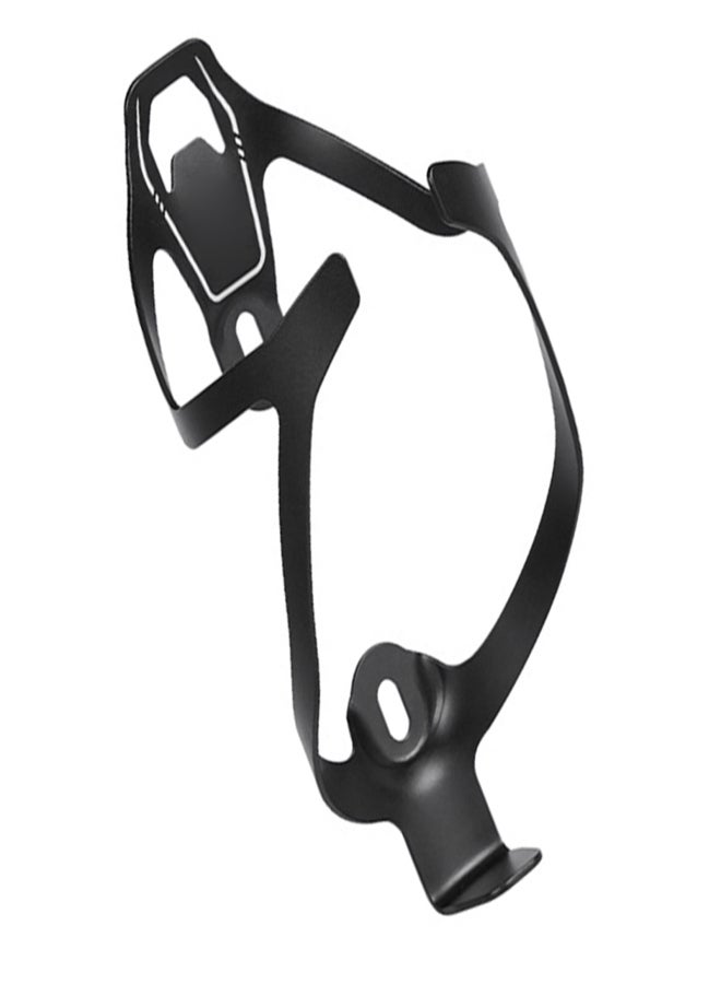 إنلي حامل زجاجة ماء للدراجة مصنوع من الألومنيوم خفيف الوزن (22 غرام) عالي الارتداد، مناسب للدراجات الجبلية والطرقية والقابلة للطي، بفتحة دائرية وقاعدة تثبيت مدمجة، لون أسود - Image 4