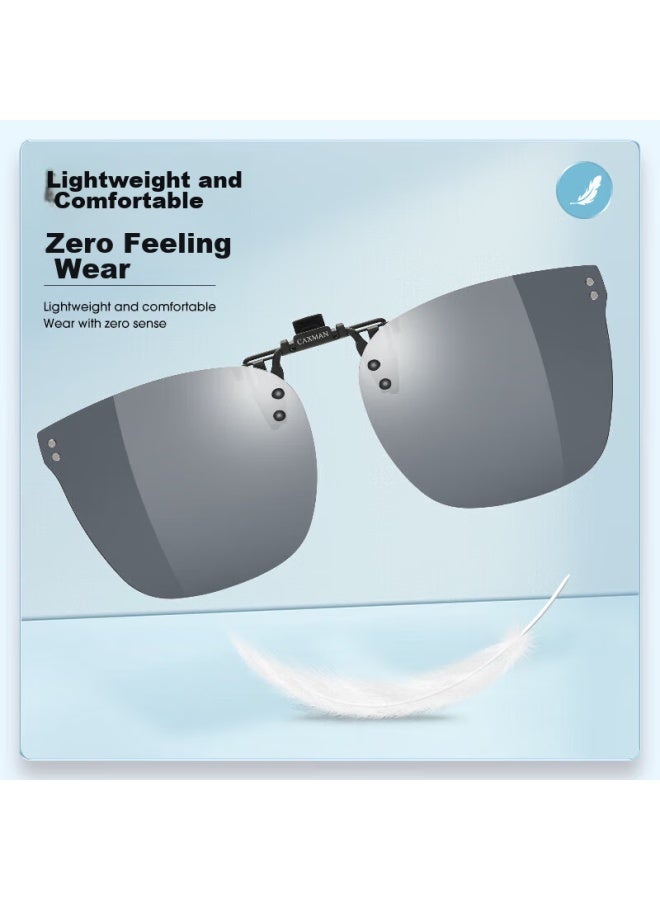 Caxman Children's Myopia Sungl Clip-on Polarized Sungl For Boys And Girls, Uv Protection Anti-glare Sungl - Image 2