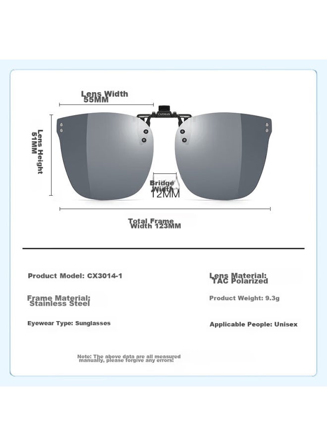 Caxman Children's Myopia Sungl Clip-on Polarized Sungl For Boys And Girls, Uv Protection Anti-glare Sungl - Image 5