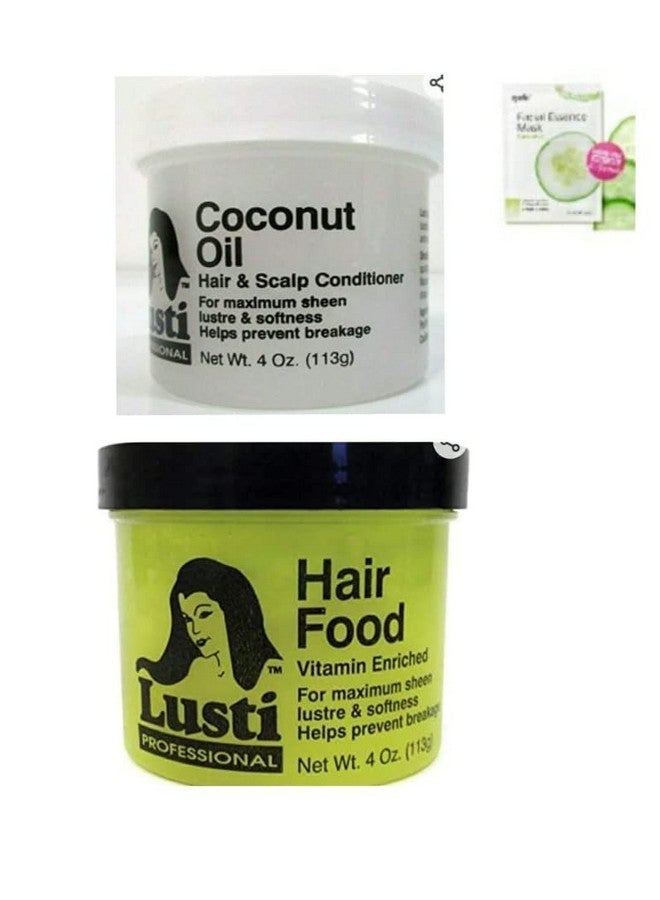 Lusti Coconut Oil Hair & Scalp Conditioner & Hair Food, 4 Oz (Pack Of 2) - Image 2