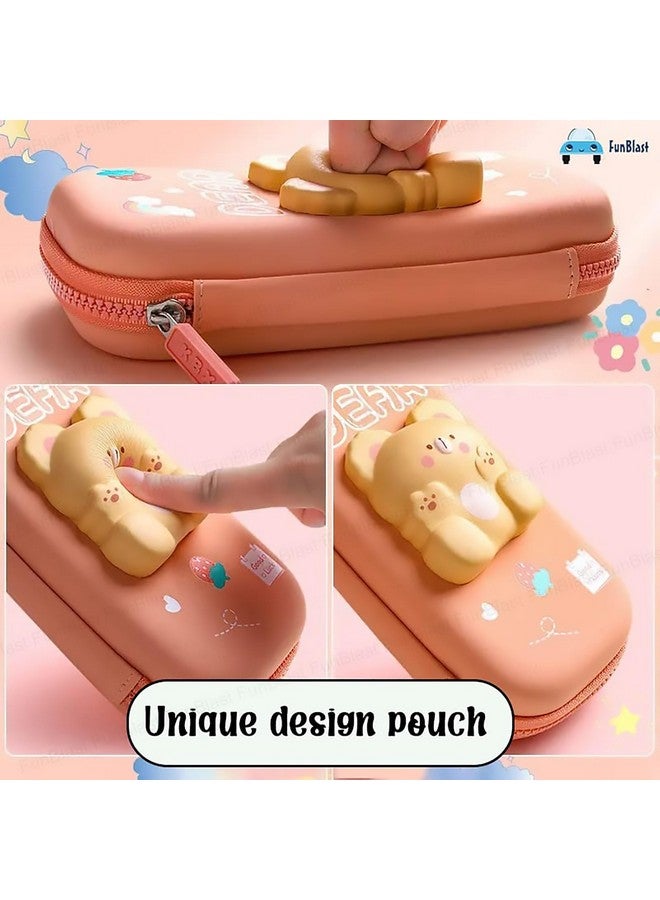 FunBlast Pencil Case-3D Eva Pencil Case Pouch, Pen And Pencil Bag For School Kids, Girls, Kawaii Stationery Storage Box, Zipper Pencil Case For Kids (Big, Ethylene Vinyl Acetate (EVA), Multicolor) - Image 4