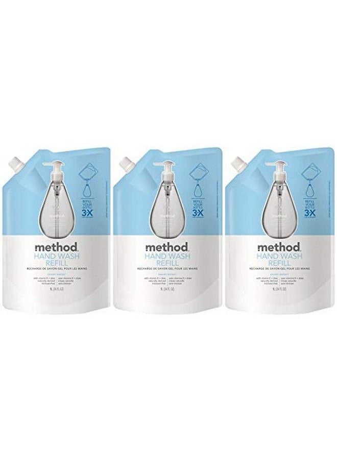 Method - Gel Hand Soap Refill Sweet Water 34 Fl Oz (Pack Of 3) - Image 1