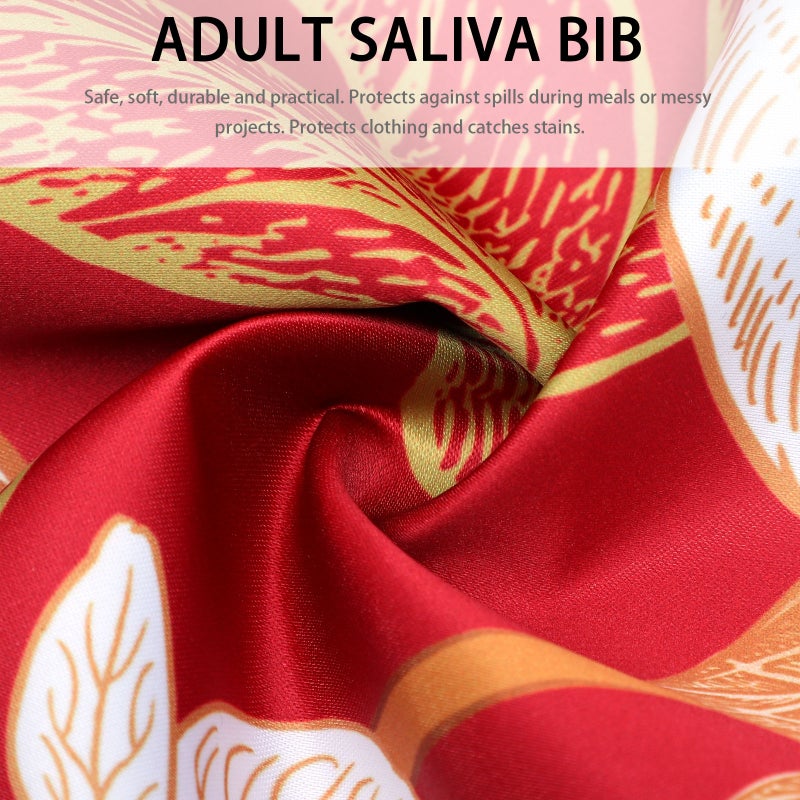 👕 مريلة طعام مقاومة للماء للكبار لحماية الملابس أثناء الأكل 45 30 سم - Image 5