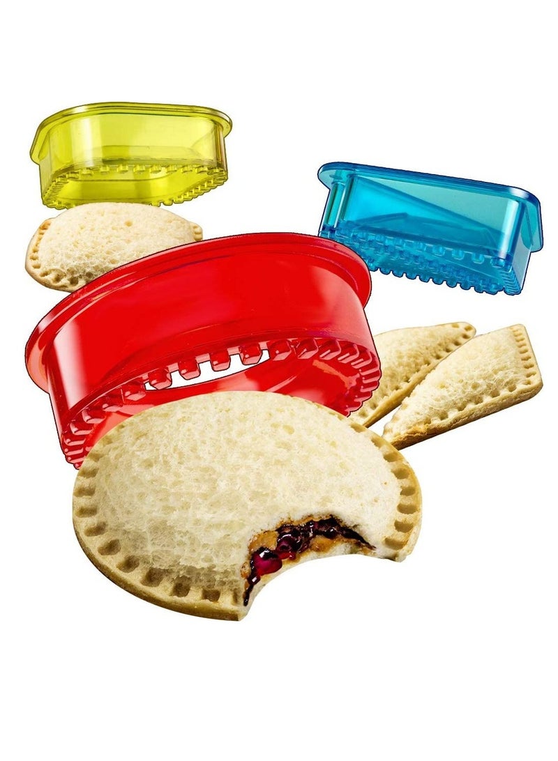 Sandwich Sealer and Cutter, Cut and Seal, Decruster Sandwich Maker, Sandwich Cutters for Kids, Great for Lunchbox and Bento Box, Boys and Girls Kids Lunch - Image 1