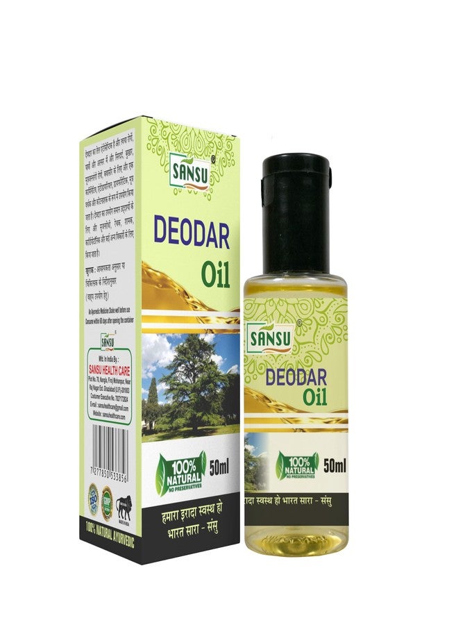 Sansu Devdar Oil Natural Cedarwood Oil 50ml with Fish oil 50ml (Pack of 2) - Image 5