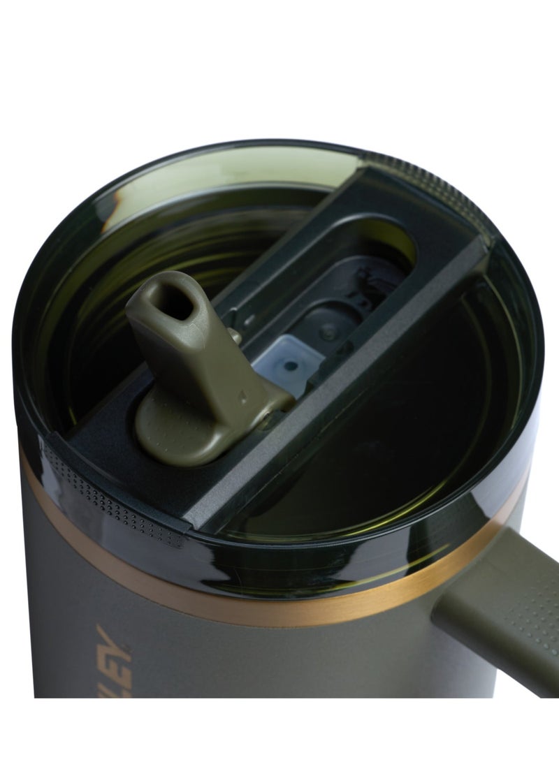 Stanley Quencher ProTour Flip Straw Tumbler with Leakproof Lid 40 oz | Built-In Straw & Handle | Cupholder Compatible for Travel | Insulated Stainless Steel Cup | BPA-Free - Image 3