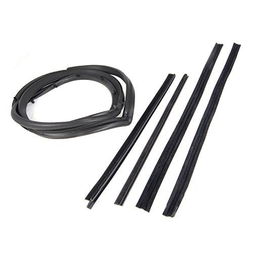 Omix-Ada 12303.50 Passenger Side Full Door Seal Kit with Moveable Window Vent Small Parcel Shipping - Image 1