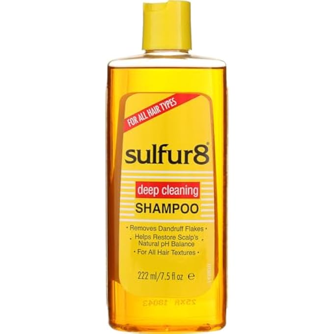 Sulfur 8 Deep Cleaning Shampoo for Dandruff, 7.5 Ounce (Pack of 2)