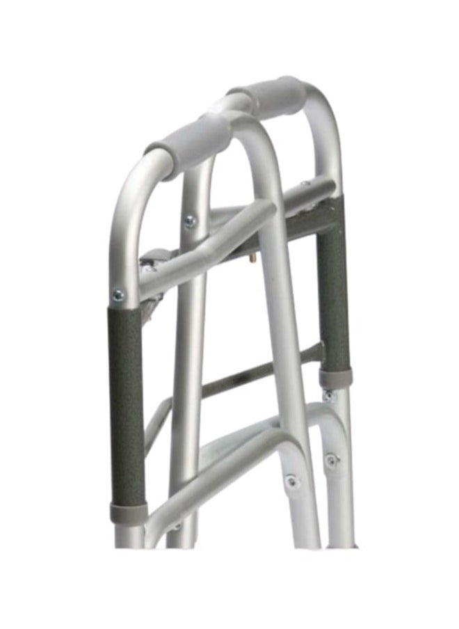 Generic Foldable Elderly Walker Aluminum Rotating Walker - Silver  - Image 4