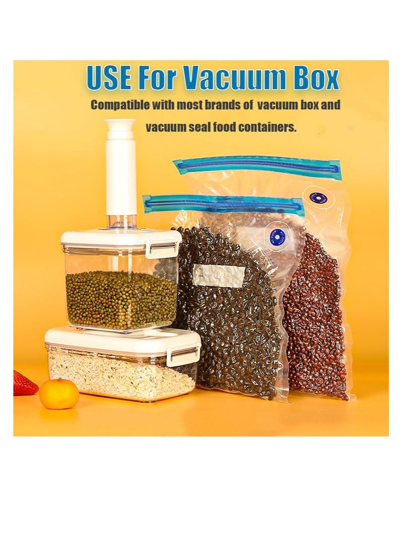 Excefore - Vacuum Sealer Machine, Handheld Vacuum Pump, Hand Pump for Sous Vide Bags, for Vacuum Food, Furits Storage and Preservation - Image 1