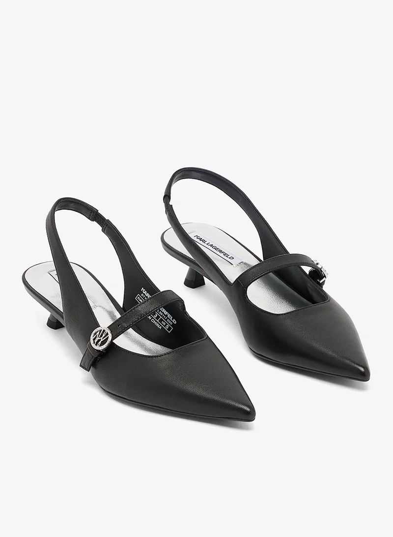 Karl Lagerfeld  Pasha Sling Back Pump for Women | Best Price UAE