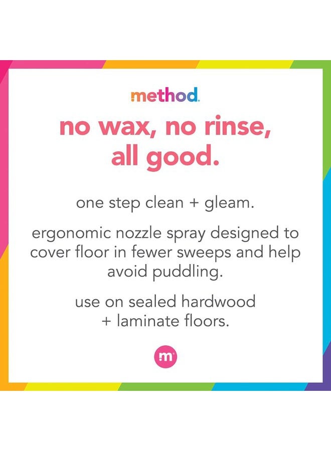 Method Hardwood Floor Cleaner Squirt + Mop Refill, Almond, For Sealed Hardwood and Laminate Floors, 68 Fl Oz (Pack of 1) - Image 4