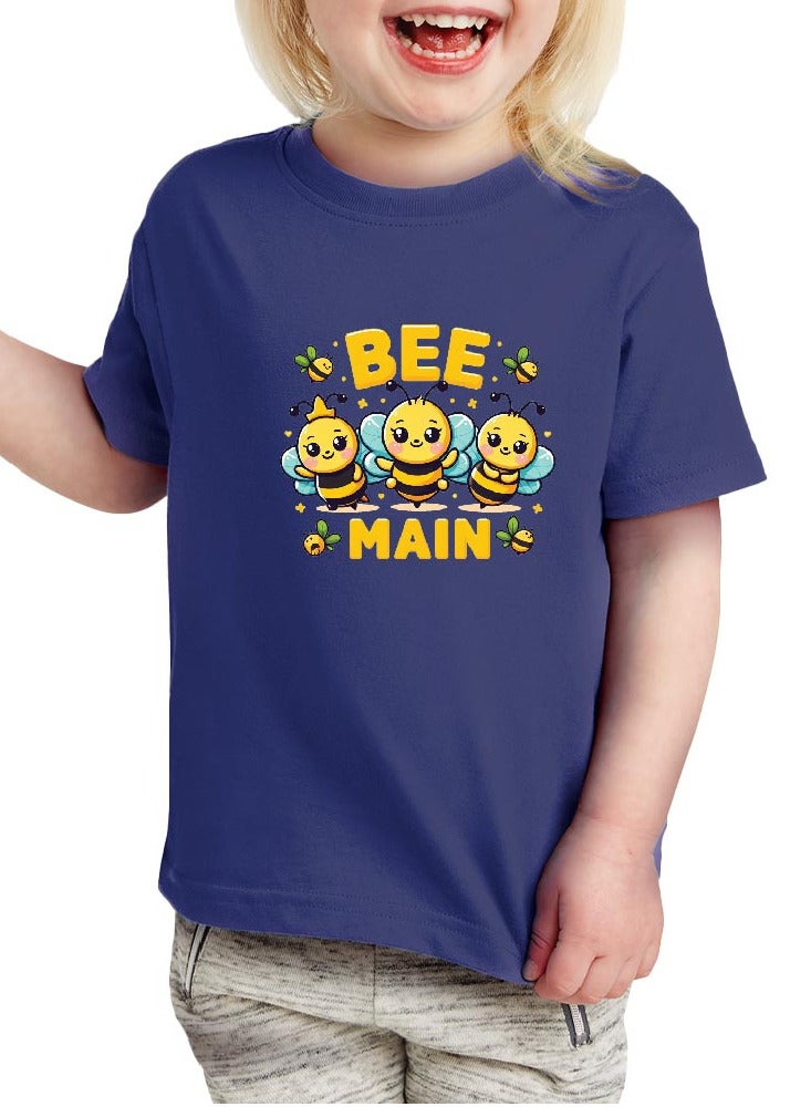 برينت شوب فور مي مجموعة مكونة من 5 تي شيرتات بناتي أنيق - تي شيرت كومبو مطبوع بأكمام قصيرة للفتيات - تي شيرت برقبة دائرية للفتيات - تي شيرت كومبو للأطفال - Image 5