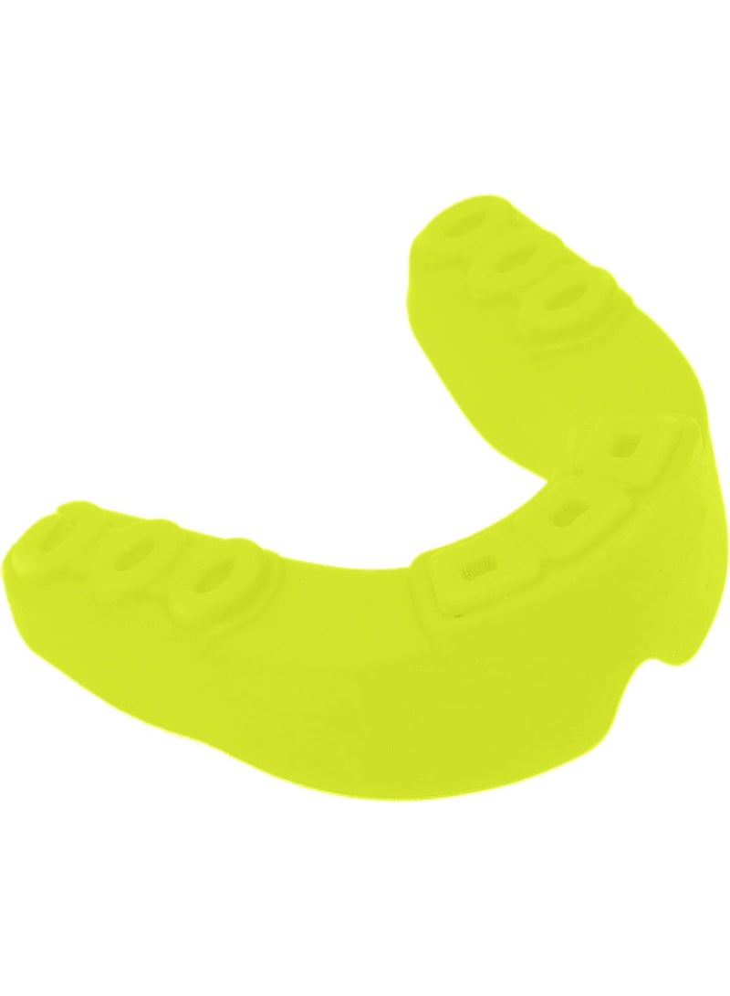 Sports silicone mouth guard for adults 5×5 – yellow. - Image 1