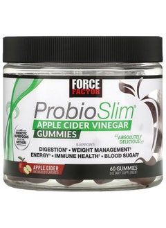 Force Factor ProbioSlim Apple Cider Vinegar Gummies 60 Gummies 