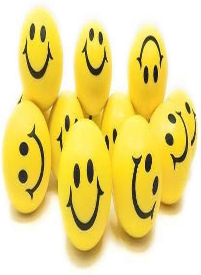 TT Stress Reliver Stress Reliver Cute Funny Emoji Smiley Ball 7 cm - 70 mm (Yellow) ( Pack of 2). - Image 2