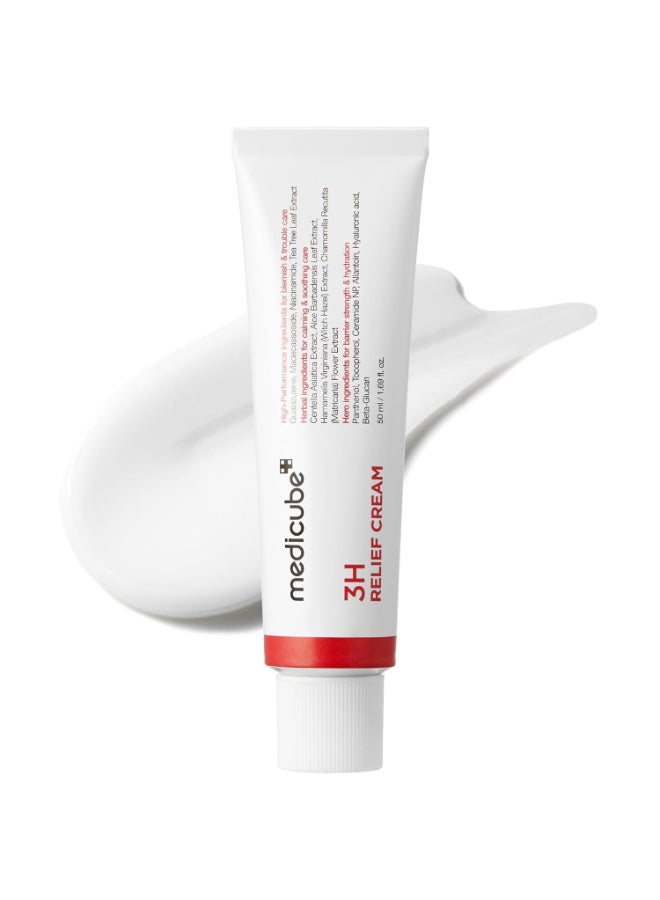 Medicube Hypochlorous Acid 3H Relief Cream Soothing Hydrating Barrier Repair for Sensitive Skin 50ml - Image 1