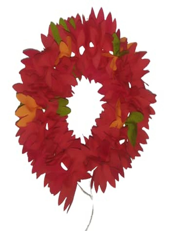 NPRC Hair Gajra in Artificial Flower, Garland Juda Decoration Phool Gazra for Women, Juda Bun Realistic Hair Accessory for Girls (28 CM Long, RED Pack of 1) - Image 2