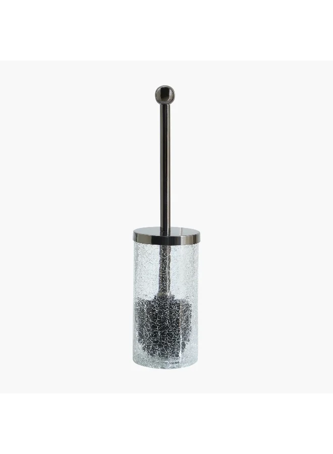 Home Box Cristal Glass Toilet Brush Holder