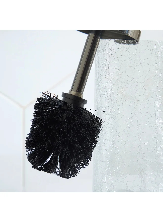 Home Box Cristal Glass Toilet Brush Holder