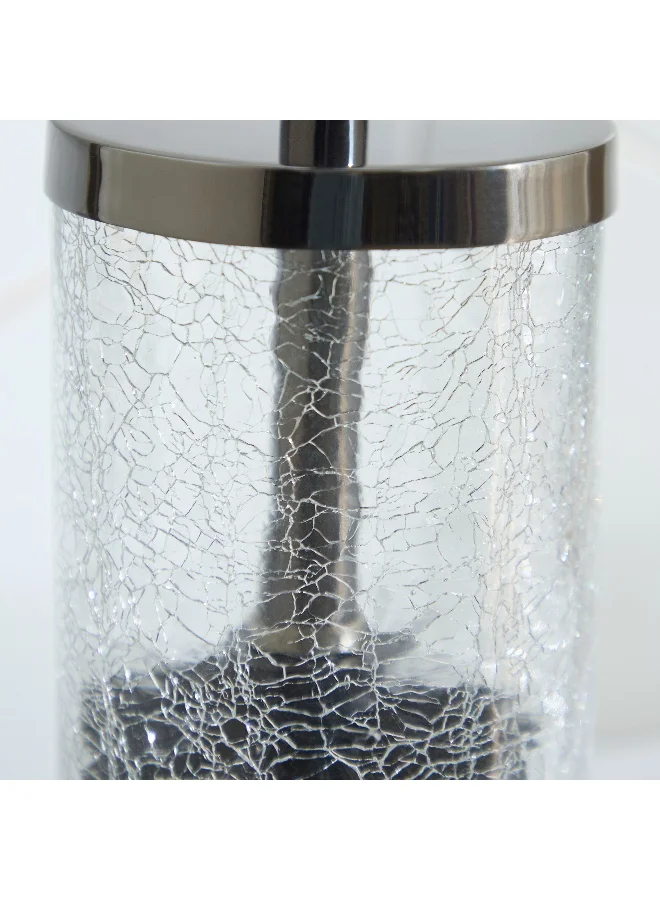 Home Box Cristal Glass Toilet Brush Holder