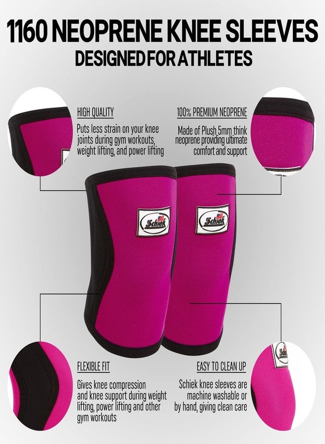 Schiek Sports Women's 1600 Knee Sleeve - Knee Compression Support Sleeve for Weight Lifting - Neoprene Sleeve - Image 3