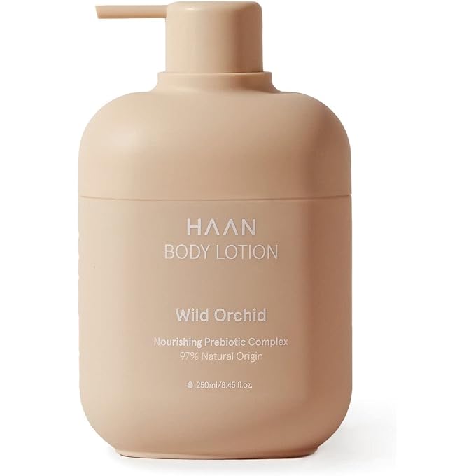 Haan - Body Lotion Hidratante y nutritiva, con 97% natural ingredients y prebiticos. Recargable. Crema cuerpo Wild Orchid - Image 1