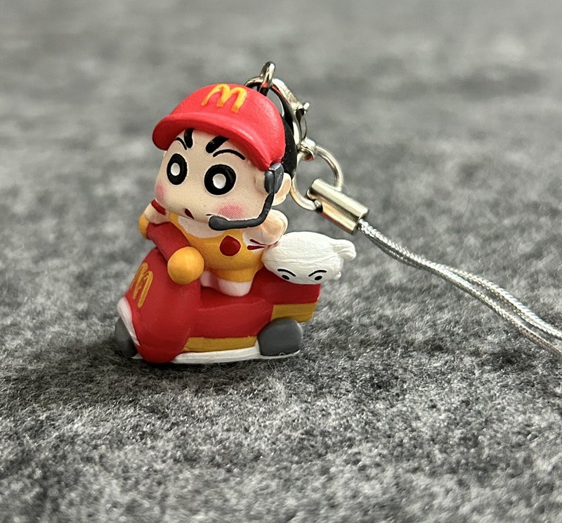 Single Mobile Phone Rope Pendant Small New Christmas Gingerbread Man Little Sheep Bear Food Play Pendant Keychain - Image 1